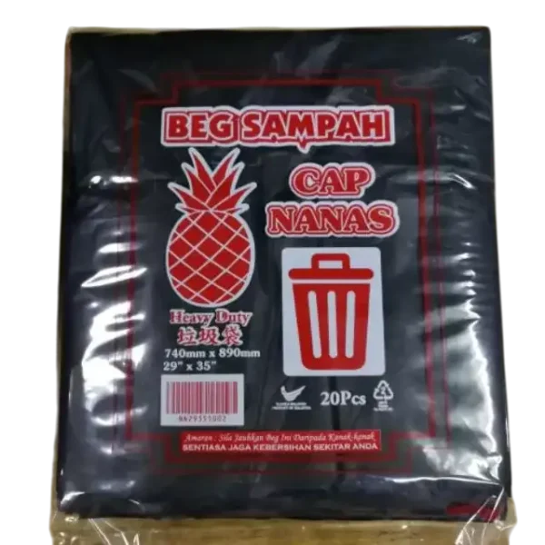CAP NANAS GARBAGE BAG (29''x 35'') <br>(740mm x 890mm) (20PCS)