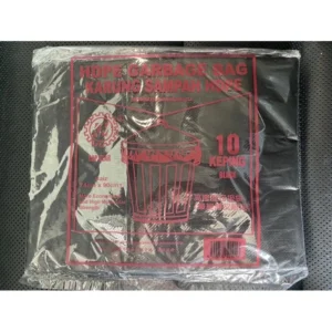 GARBAGE BAG (74''x 90'') BLACK THICK 10 PCS